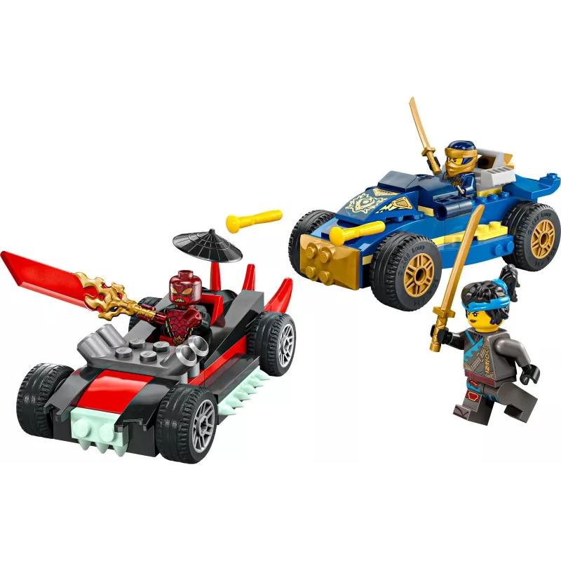 LEGO NINJAGO 71840 Lenktynių Dvikova Rogue prieš Drix