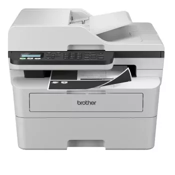 Daugiafunkcis spausdintuvas Brother MFC-B7800DN – nespalvotas lazerinis, A4, dvipusis, Wi‑Fi, Ethernet, 34 ppm, 4,57 cm LCD
