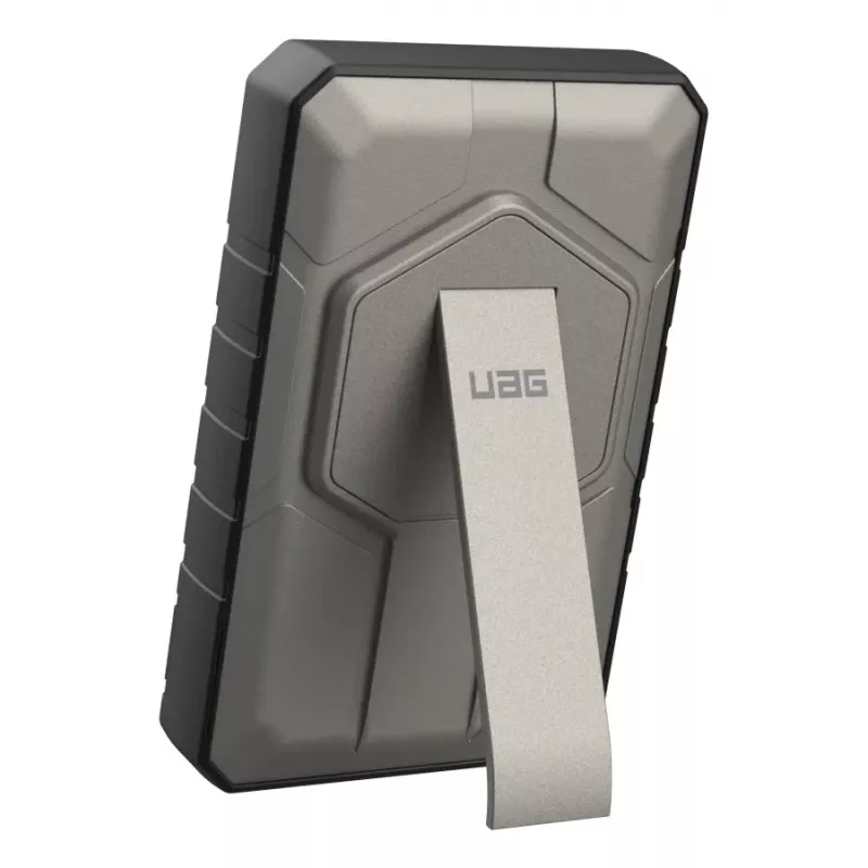 Urban Armor Gear 9B4411114036 nešiojamas akumuliatorius 10000 mAh su belaidžiu įkrovimu, juodos ir titano spalvos