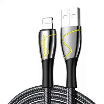 USB įkrovimo ir duomenų laidas Joyroom S-2030K6, 2,4A, 2 m, juodas