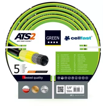 CELLFAST GARDEN HOSE GREEN ATS2 5/8 50m sodo žarna