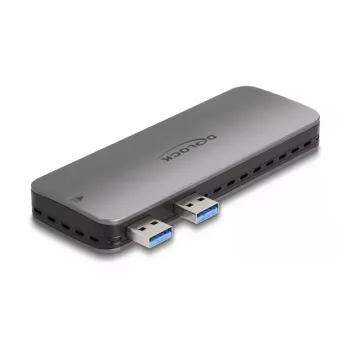 SSD korpusas DeLOCK USB 3.2 Gen 2, skirtas PlayStation5, M.2 NVMe, be įrankių