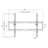 TV laikiklis LogiLink BP0039 177,8 cm 70 juodas Nerūdijantis plienas
