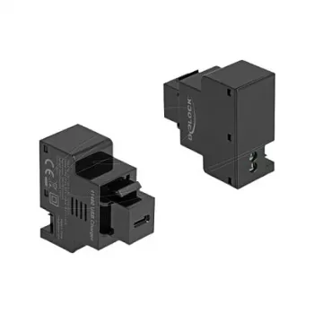 Keystone modulis DELOCK USB-C Power Delivery 20W juodas