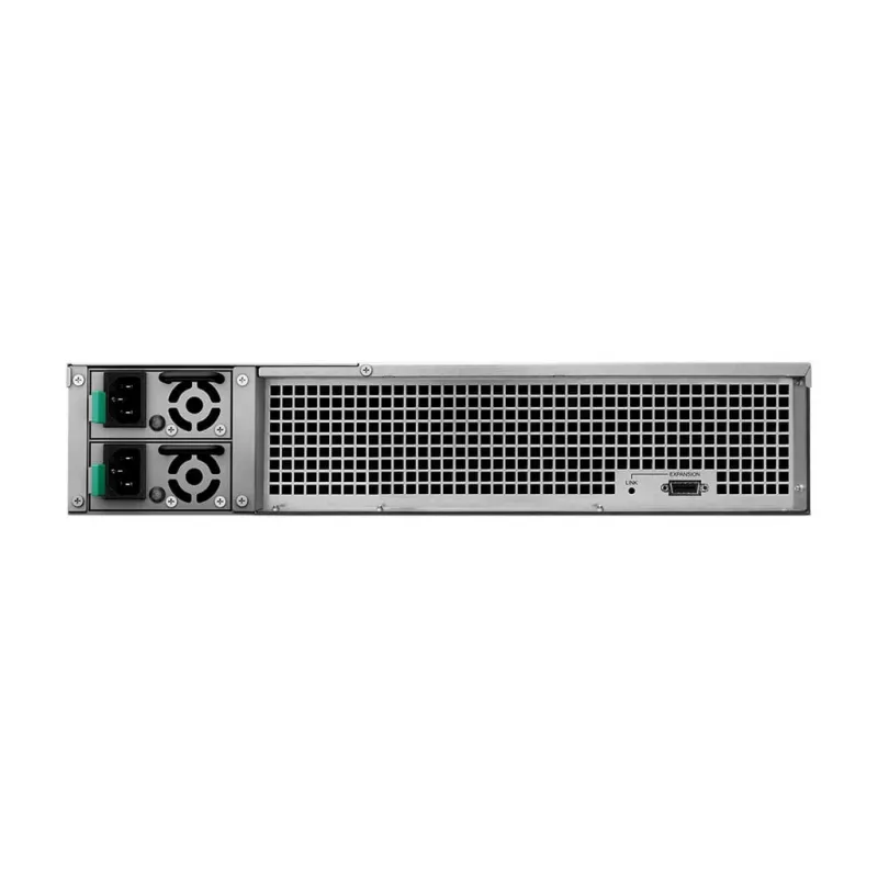 Synology RX1217 – 2U 12 vietų plėtinio blokas 12x 3,5/2,5 colio HDD/SSD 88 x 430,5 x 664 mm 12,7 kg 500 W
