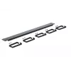 DeLOCK 42496 1U kabelių valdymo skydelis 19 inch
