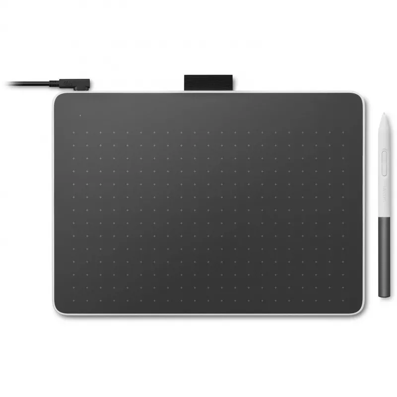 Wacom One Medium skaitmeninis planšetinis kompiuteris, elektromagnetinis, belaidis, laidinis USB-C, Bluetooth 5.1, FSC sertifikuota kartoninė pakuotė