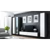 Cama uždara Spintelė VIGO '180' 180/40/30 sonomos ąžuolas/baltas blizgus