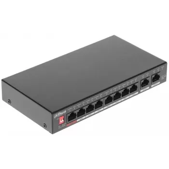 Dahua Technology DH-PFS3010-8GT-96 nevaldomas PoE komutatorius 8×GE + 2×GE uplink