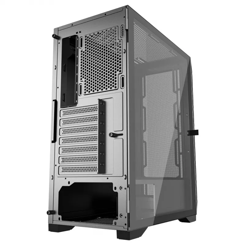 Gembird CCC-FC-M200 Fornax M200 ATX korpusas, tinklelinis priekis, be ventiliatorių, juodas
