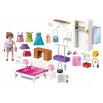 Playmobil 70208 Lėlių namelio miegamasis su siuvimo kampeliu