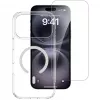4smarts 360° Premium Protection apsauginis rinkinys, skirtas Apple iPhone 17 Pro Max, suderinamas su MagSafe, permatomas
