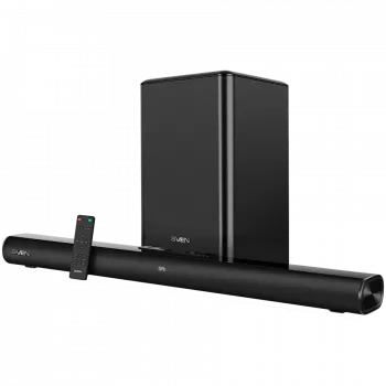 Sven Soundbar SB-2200D, juodas (300W, Dolby Digital, Bluetooth, HDMI, RC, optinis, USB, ekranas, belaidis žemų dažnių garsiakalbis)