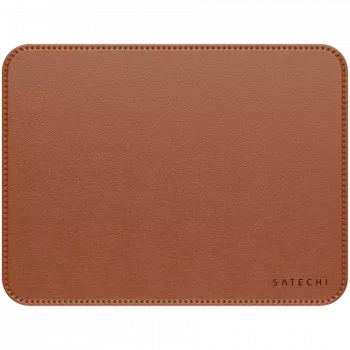 Satechi Premium Mouse Pad - Veganiškos odos pelės kilimėlis (rudas)