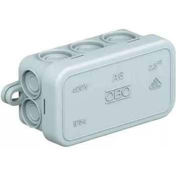 OBO BETTERMANN 2000001 Abžvalgos dėžutė A6 80x43x34 mm Šviesiai pilka (RAL 7035) IP55