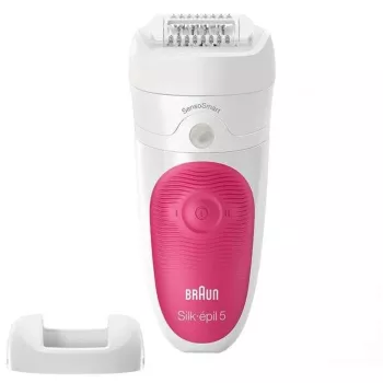 Braun Silk-epil 5 5-500 SensoSmart epiliatorius, rožinė/balta