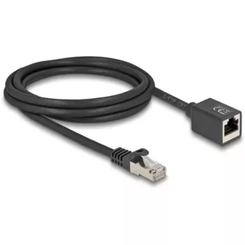 Tinklo kabelis DeLOCK 90309 RJ-45 Cat6a 2 m Juoda