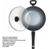Wok Russell Hobbs RH01709EU 28 cm Perlmutinis, nepridegantis kepimo puodas