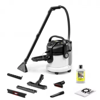 KARCHER 1.081-155.0 Būgninis šlapio ir sauso valymo dulkių siurblys, 1000 W, 4 l, be maišelio