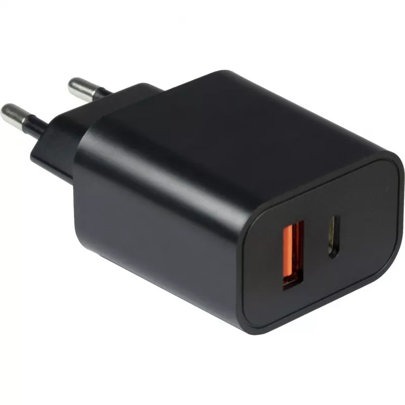 Inter-Tech PD-2120 20W PD ir QC 3.0 greitasis įkroviklis juodas