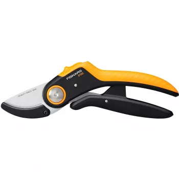 Genėjimo žirklės Fiskars Plus PowerLever Anvil juodos oranžinės