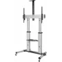 SpeaKa Professional SP-6646944 Laikiklis iškabų stendams 2,54 m (100 inch) juodas-sidabrinis