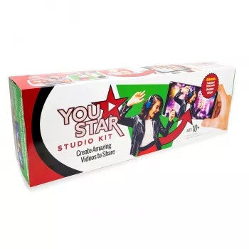 Nešiojamas apšvietimo studijos rinkinys YouStar su reguliuojamu trikoju