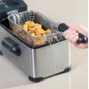 Gruzdintuvė Taurus Fry 3 Single – 3 l, 2000 W, nerūdijantis plienas