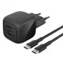 USB-C įkroviklis Belkin BOOSTCHARGE 45W PD PPS – kompaktiškas 45 W USB-C PD PPS maitinimo adapteris