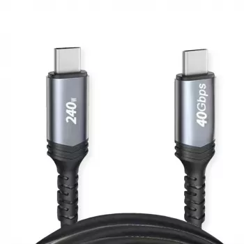 USB kabelis VALUE 11.99.9086 USB4 Gen 3x2 1 m USB-C juodas