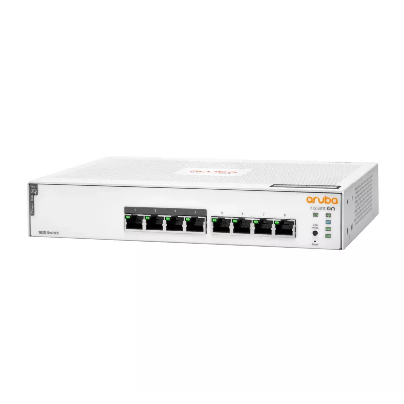 HPE Aruba Switch IOn 1830 8G 65W Europa valdomas Gigabit Ethernet komutatorius