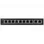 PULSAR SG108 tinklo jungiklis Gigabit Ethernet (10/100/1000) Power over Ethernet (PoE) Juodas