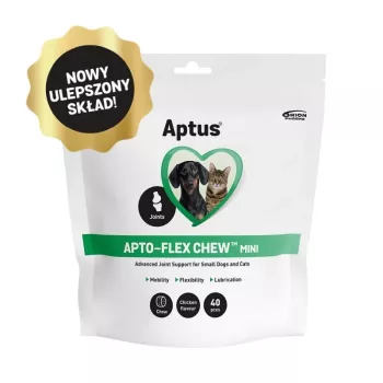 APTUS Apto-flex Chew Mini – sąnarių papildas šunims ir katėms – 40 vnt.