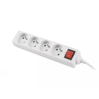 Lanberg PS1-04E-0150-W 1,5 m 4 kištukiniai lizdai baltas