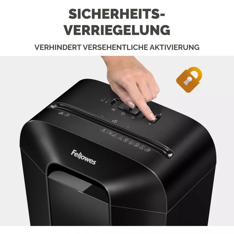 Smulkintuvas Fellowes Powershred LX50, dalelių pjovimas, juodas