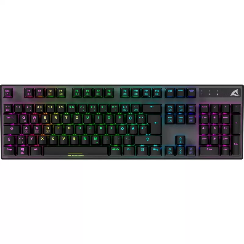 Mechaninė klaviatūra Sharkoon SKILLER SGK20 Red