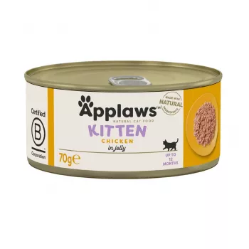 Šlapias kačiukų ėdalas Applaws Vištiena želė 70 g pakelis