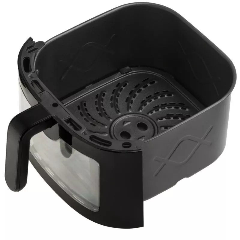 Kepimo indas Adler AD 6318 8 L, 2200 W, LED ekranas, 9 programų, juodas