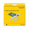 PCI Express x1 kortelė DeLOCK RTL8125 2.5 Gigabit LAN PoE+