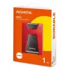 Išorinis kietasis diskas ADATA DashDrive Durable HD650 1 TB 2.5 inch USB 3.2 Gen 1 Raudonas