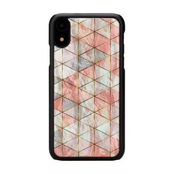 Mobilaus telefono dėklas iKins iPhone XR – Deimantinis raštas, juodas