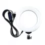 LED žiedinė šviesa, 16 cm, USB