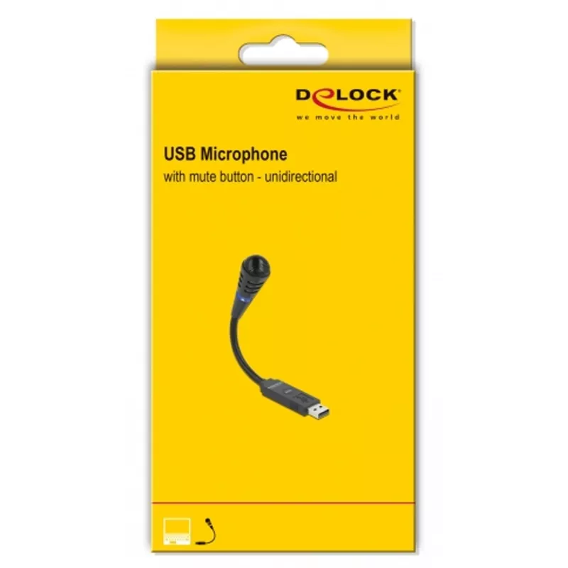 Laidinės ausinės mikrofonas DeLOCK 66499