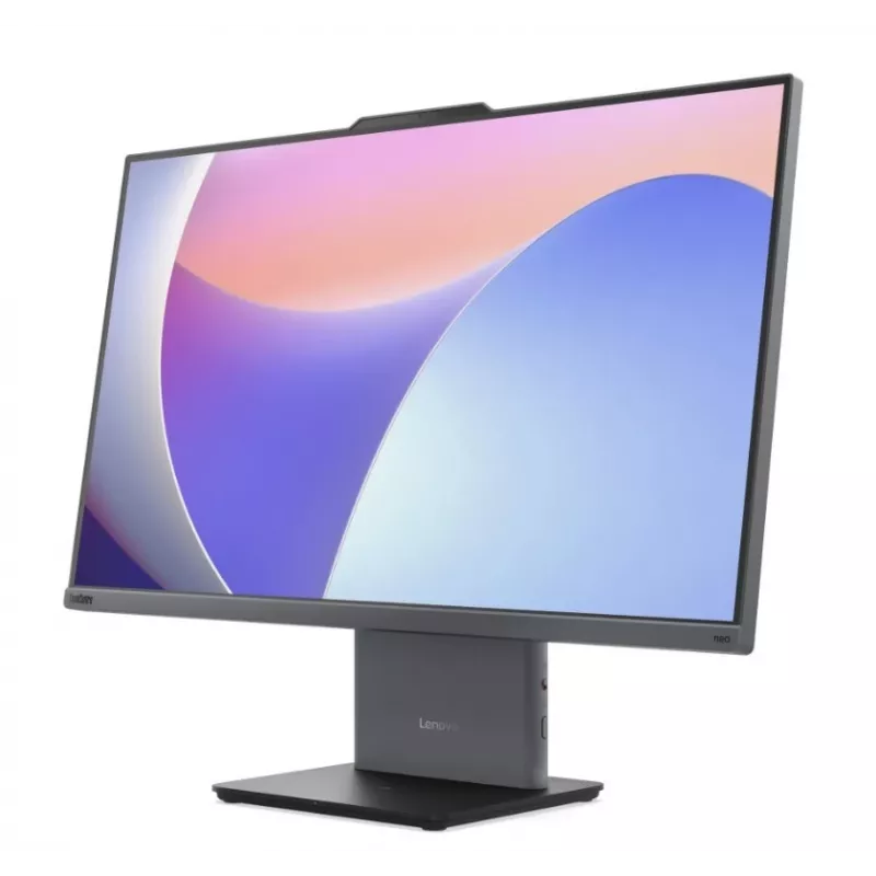 Stalinis viskas viename Lenovo neo 50a G5 12SB005DPB — Intel Core i5-210H, 16 GB RAM, 512 GB SSD, 27,0 colio FHD, Windows 11 Pro, Luna Grey, 3 metų OS