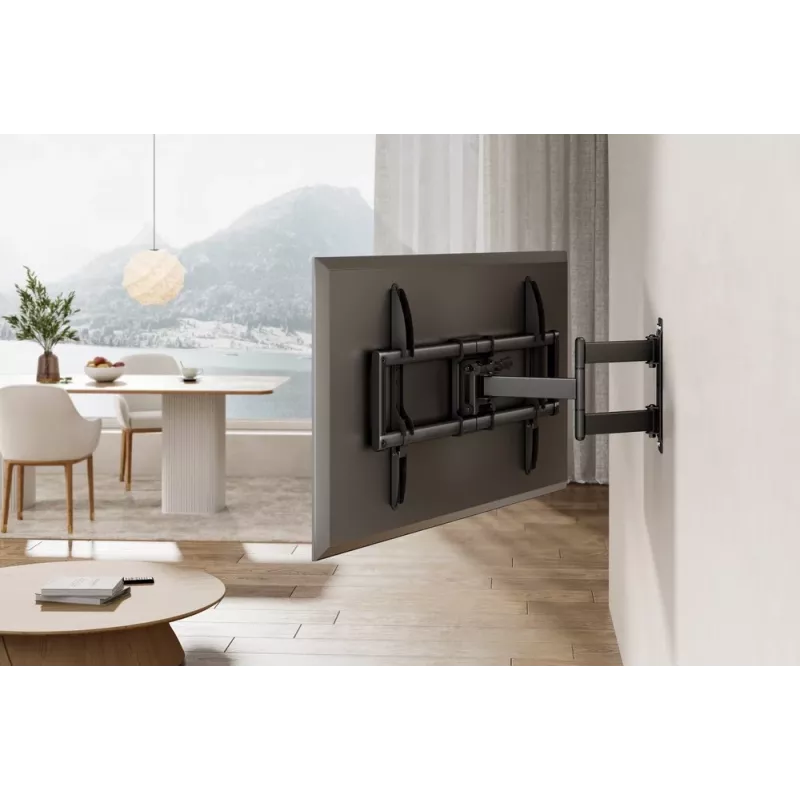 Pilno judesio TV laikiklis GEMBIRD WM-90ST-01 37–90 colių, 50 kg, VESA iki 600x400, pasukimas 90°, pakreipimas -5–15°