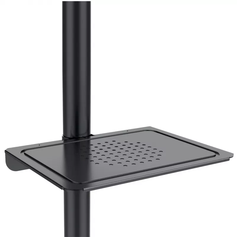 Mobilus televizoriaus stovas MACLEAN MC-949, 32–55 col., VESA 75×75–400×400 mm, 25 kg, 147–155 cm, lentyna, juodas