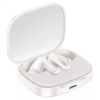Xiaomi Redmi Buds 6 belaidės ausinės su mikrofonu, debesies baltumo
