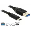 USB laidas DeLOCK 0,5 m USB 3.1-C / USB 3.1-A