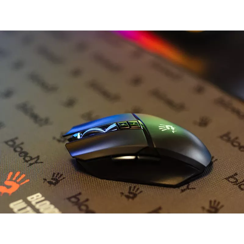 A4TECH BLOODY Pelė R36 ULTRA Belaidė 2.4G+USB Juoda