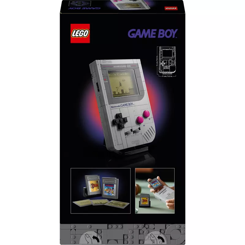 LEGO Retro Design Statybinis Rinkinys Game Boy 72046 – detali modelio replika, demonstracinis stovas